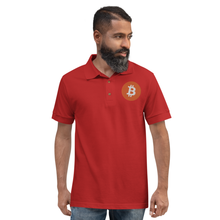 bitcoin polo shirt