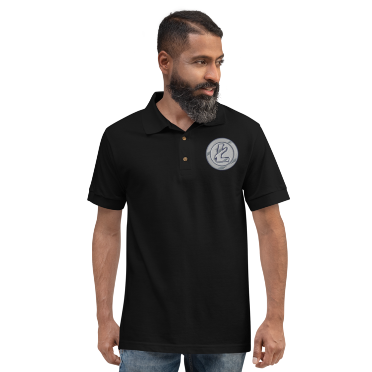 Litecoin Minimal - Embroidered Polo Shirt